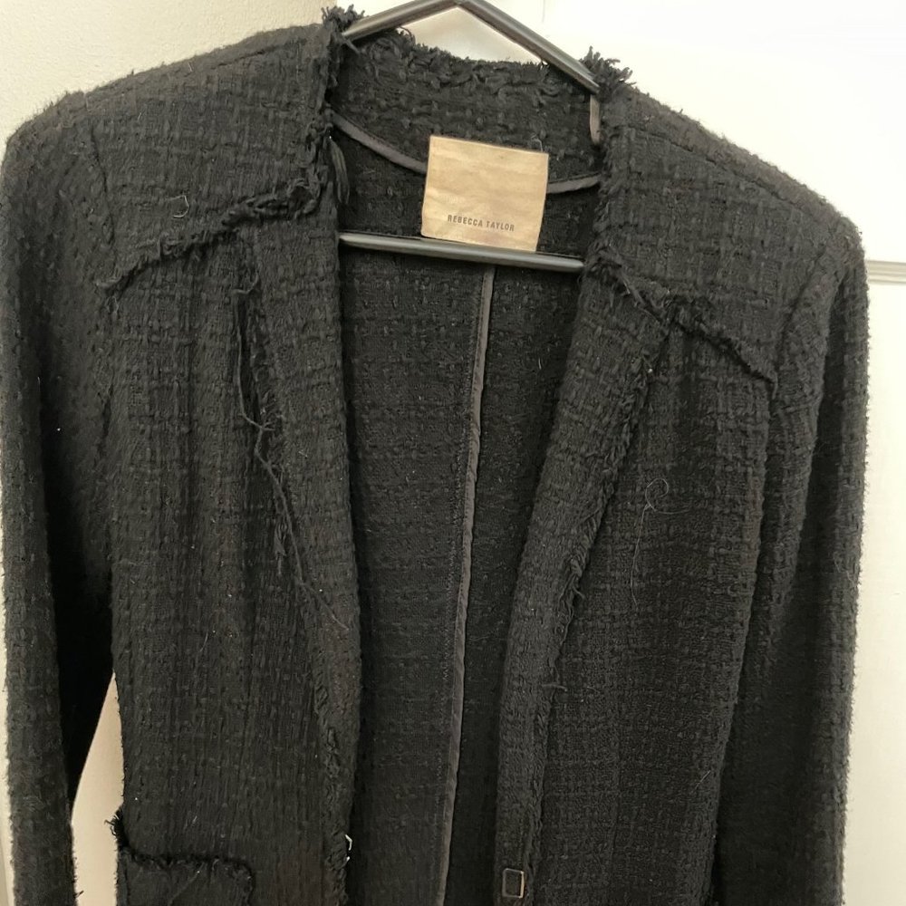 Rebecca Taylor Tweed Jacket - Size 0